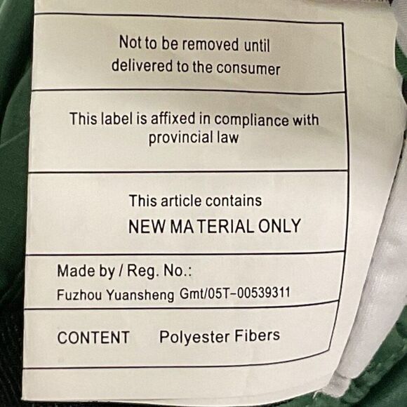 abacus Men's Golf Vest, size XXL, Pockets, Full Zip, 100% Polyester, Green - Picture 15 of 16